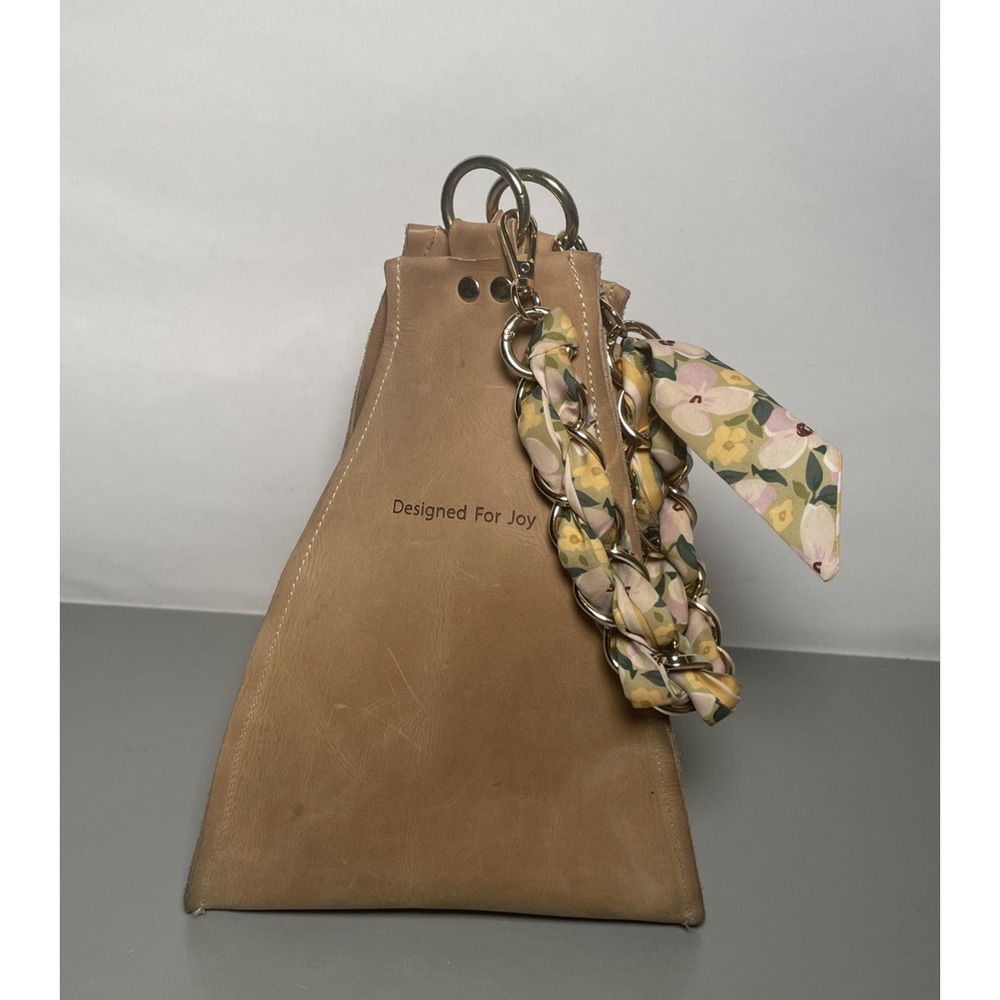 Designed For Joy Leather Purse Gold Chain Handle Millie Bag